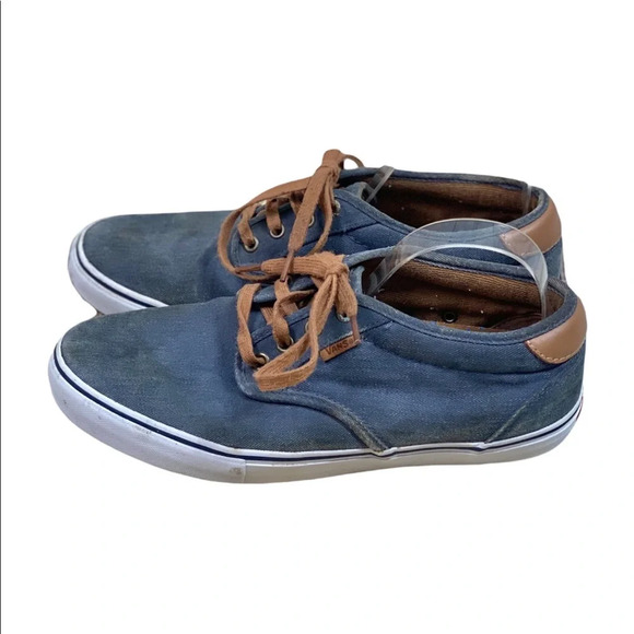 Vans Chambray Chima Ferguson Washed Out Low Top Sneakers - Picture 15 of 16